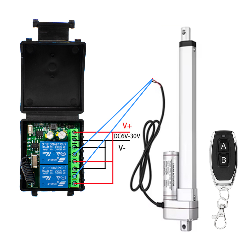 433Mhz Receiver Module - Contrôleur de moteur d’actionneur RF 12V