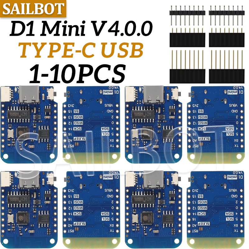 1-10 pièces WeMos D1 Mini ESP8 - Esp8266 Nodemcu Board avis et prix