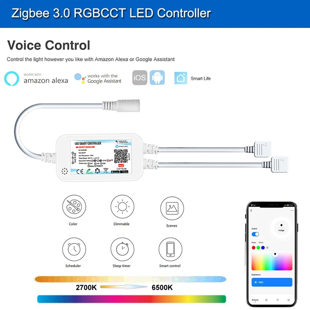 Bande lumineuse LED RGB Tuya Z - Zigbee Coordinator Stick avis et prix